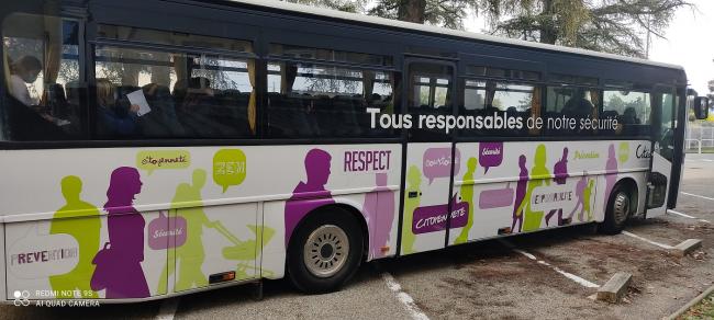 Visuel : Sensibilisation, prvention, scurit dans les transports scolaires