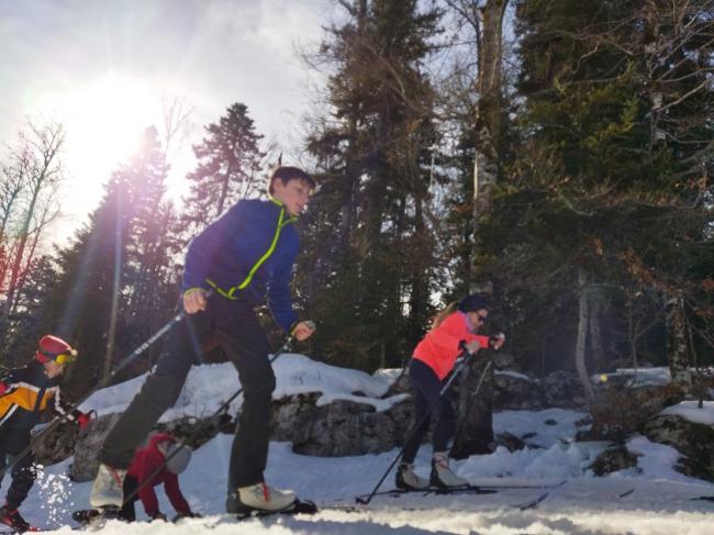 Visuel : Sortie de ski nordique a Herbouilly