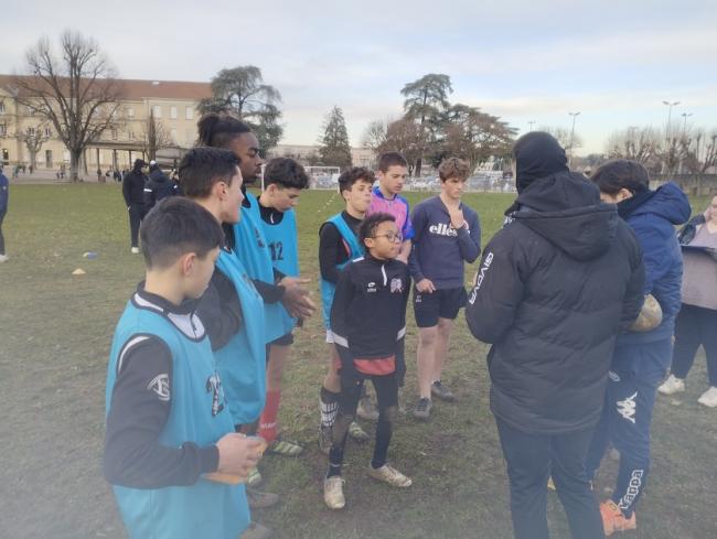 Visuel : La section sportive rugby du collges slectionns par la ligue AURA