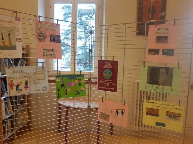 Visuel : Exposition d'affiches contre les discriminations