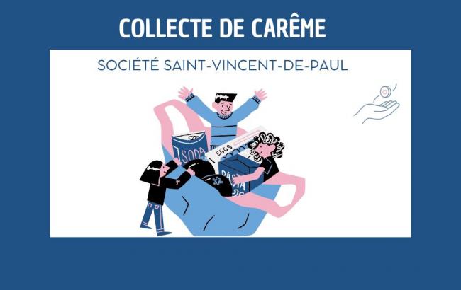 Visuel :  Une collecte solidaire au coll�ge pendant le Car�me 